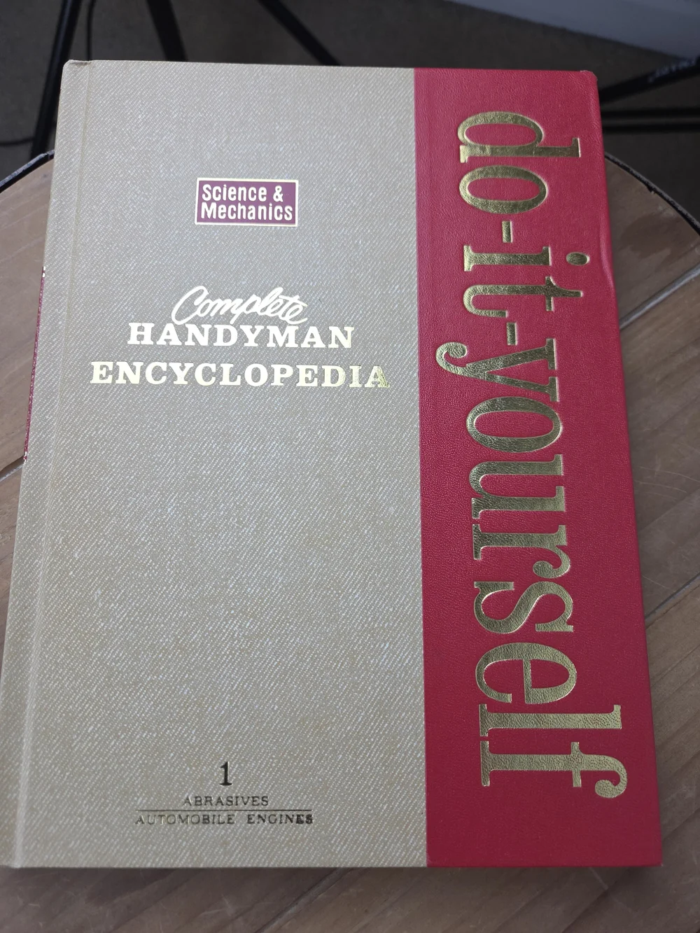 Complete Handyman Encyclopedia - Do-it-Yourself (Red & Tan)